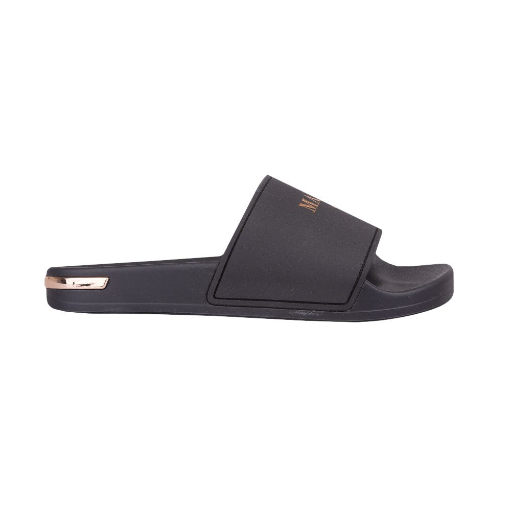 Mallet Womens Black Slides