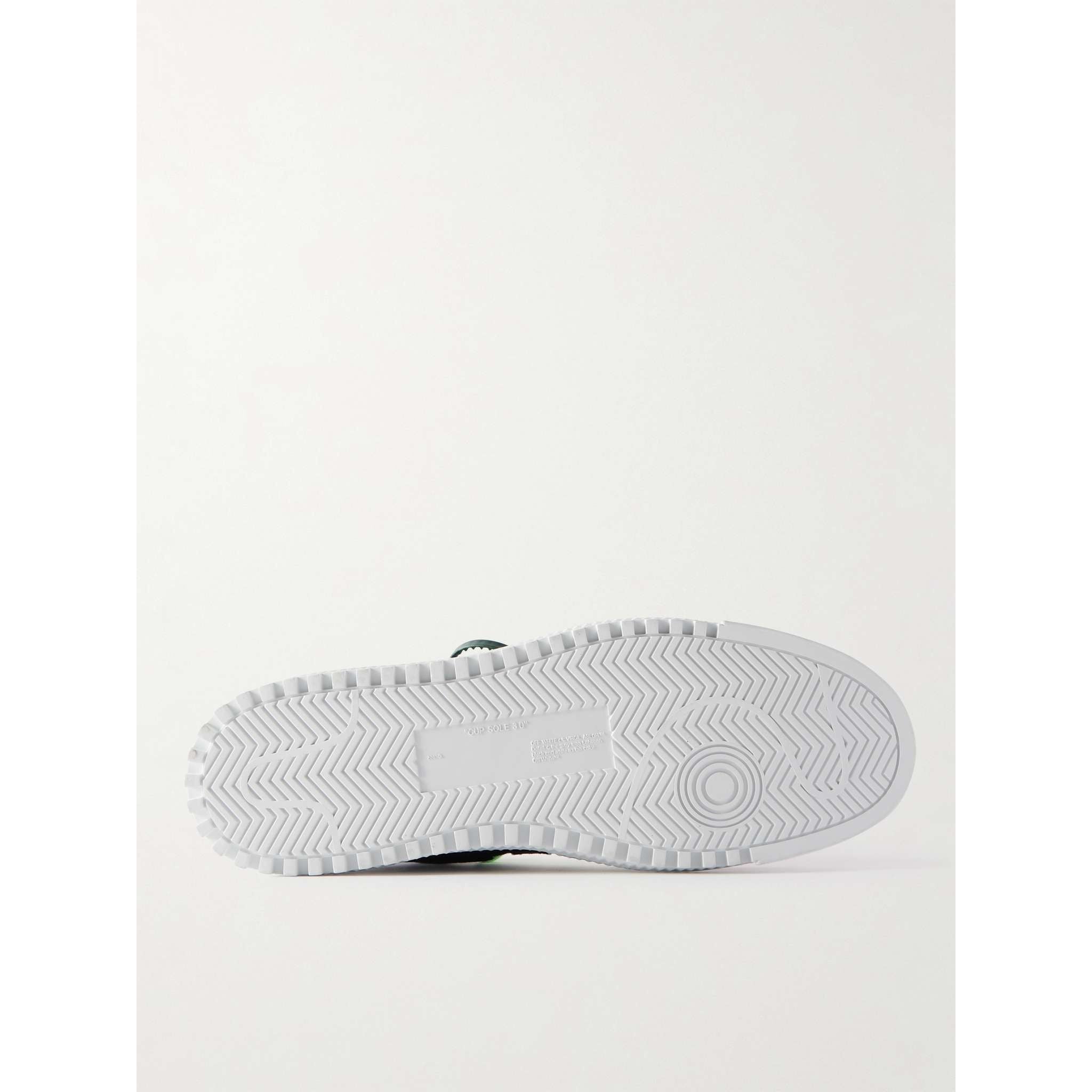 3.0 Off Court Supreme Suede, Leather and Shell High-Top Sneakers