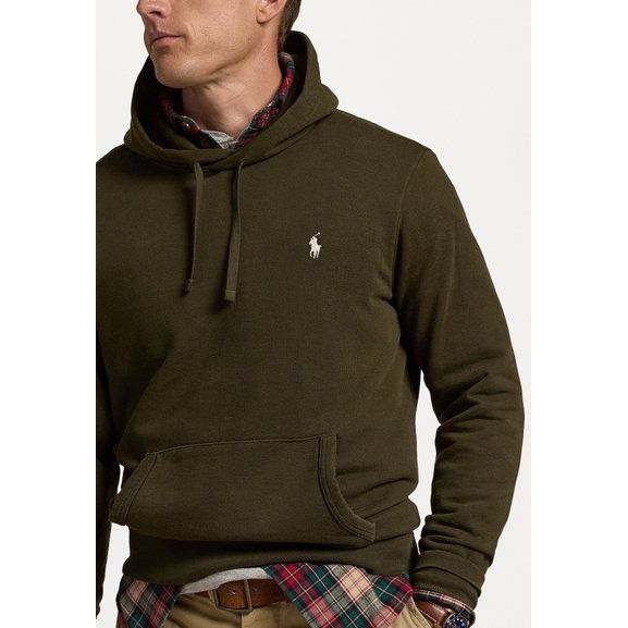 Polo Ralph Lauren LOOPBACK FLEECE HOODIE - Hoodie - dark loden