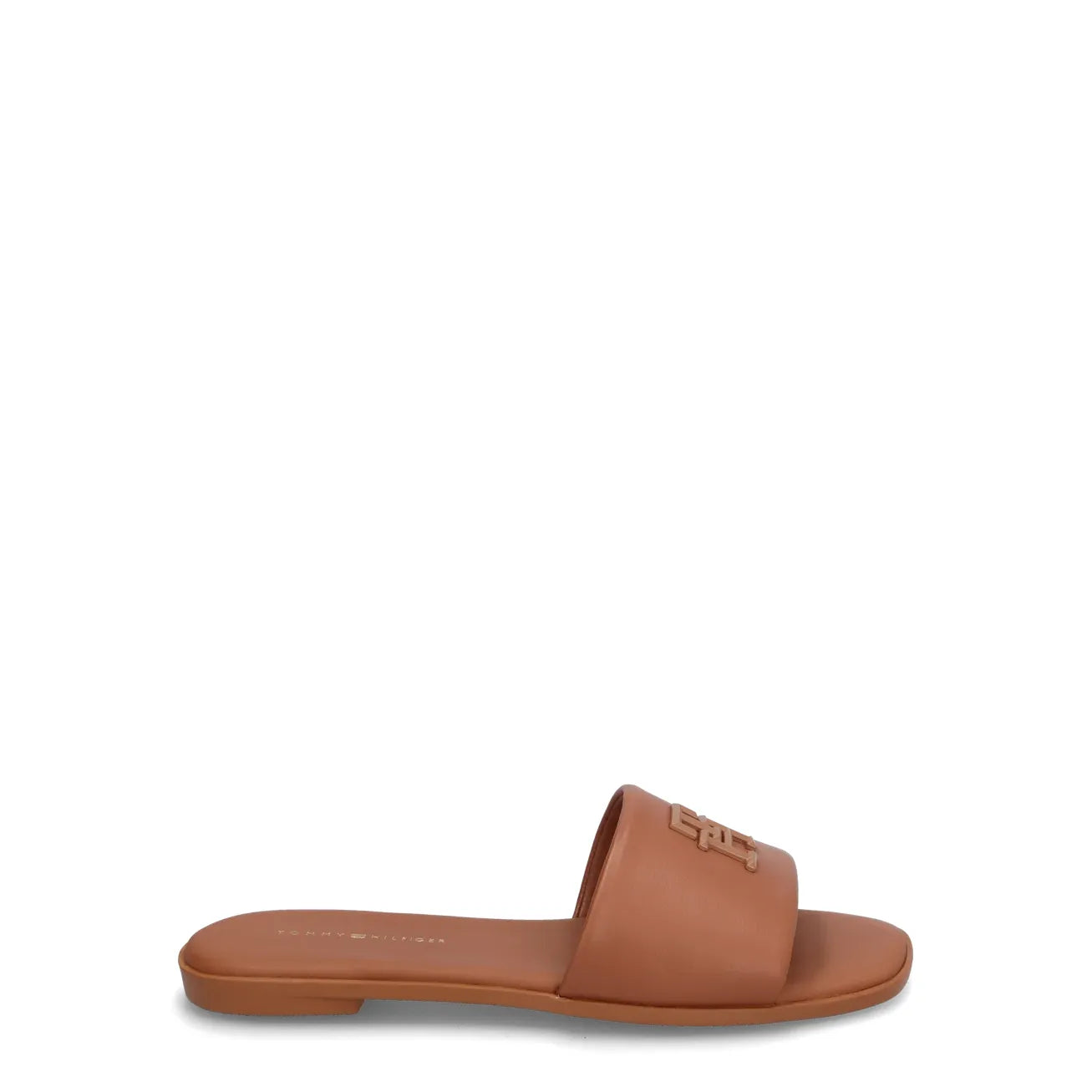 TH Logo Hardware Leather Mule