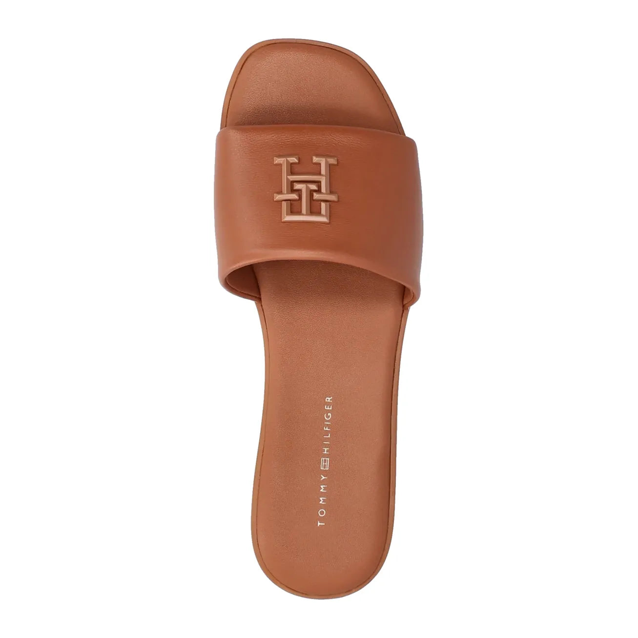 TH Logo Hardware Leather Mule