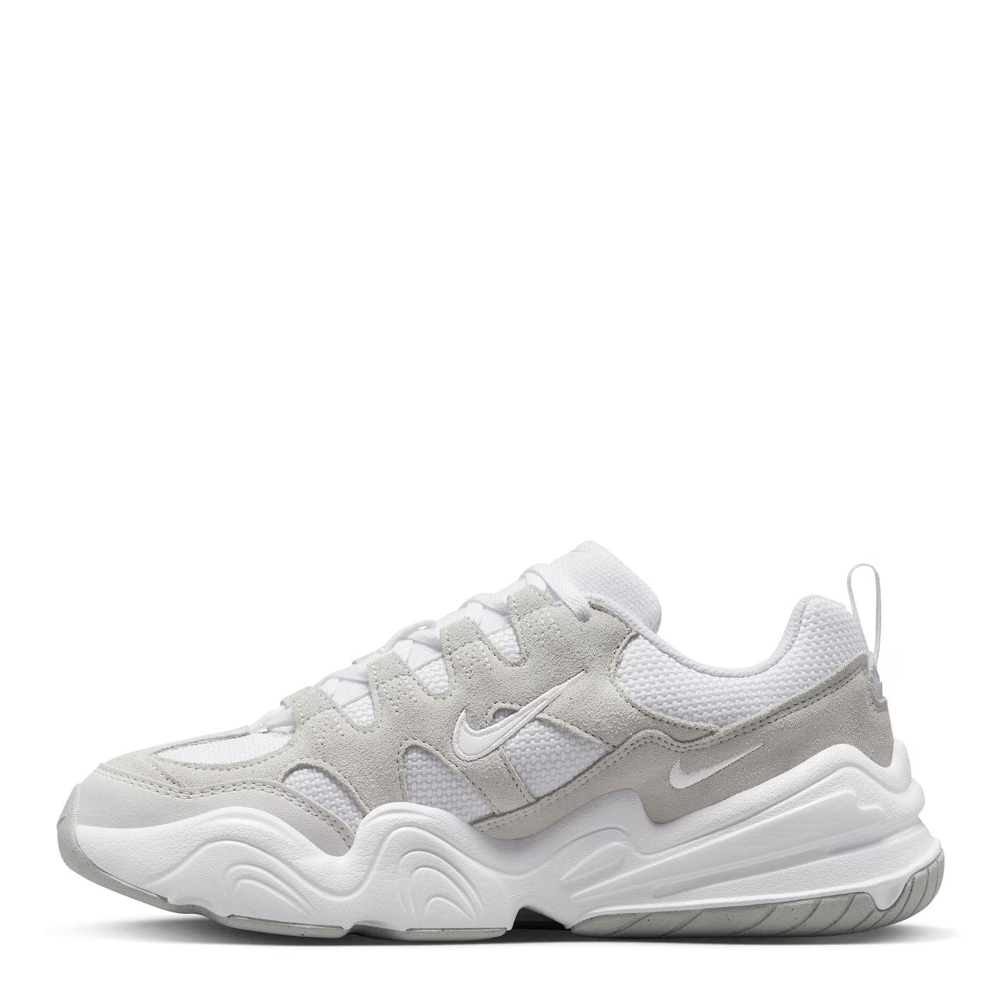 Nike Light Grey Tech Hera Trainers