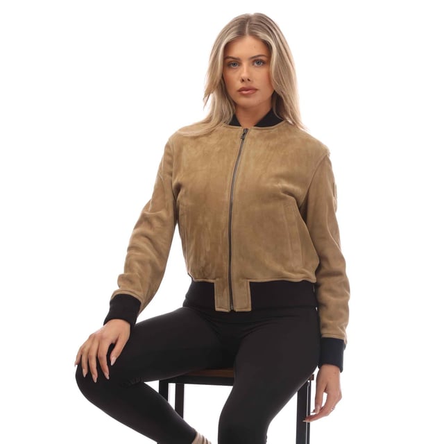 Women's Belstaff Centenary Bomber Jacket in Khaki