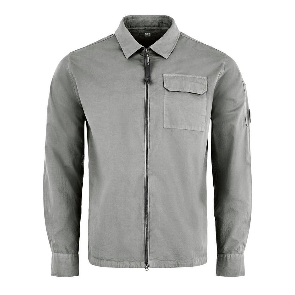 Mens Gabardine Lens Overshirt