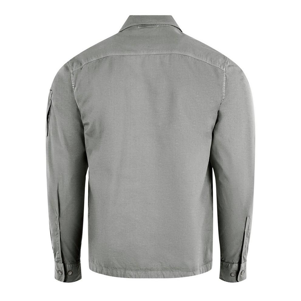 Mens Gabardine Lens Overshirt