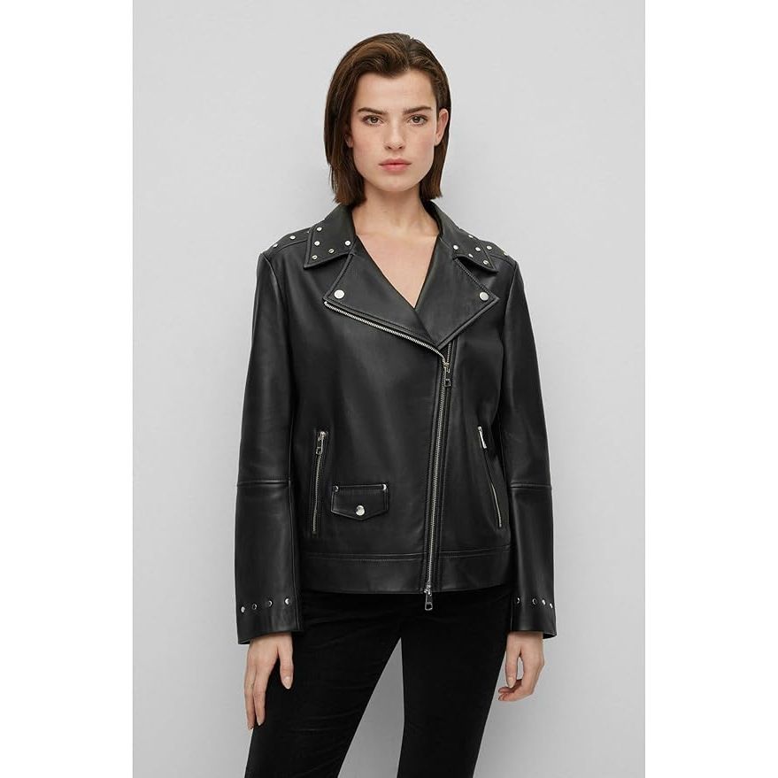 BOSS Women's C_salita Leather_Jacket