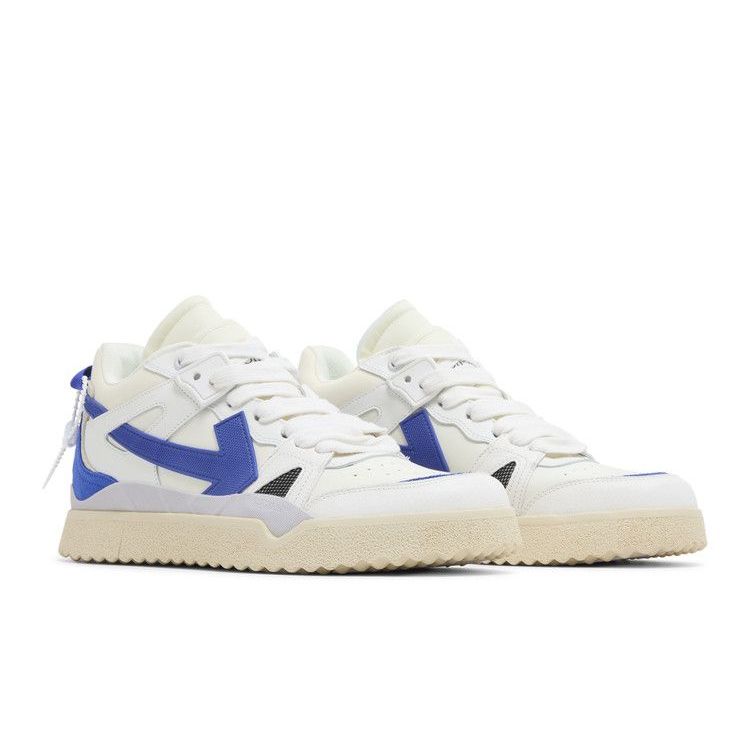 OFF-WHITE Sponge Mid Top White Blue