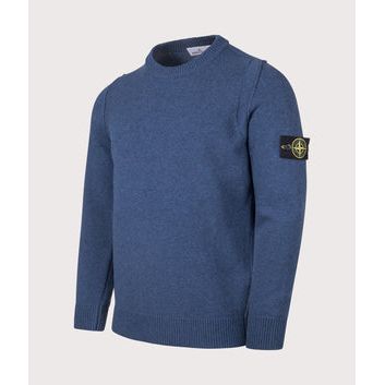 STONE ISLAND Lambswool Crew Neck Jumper