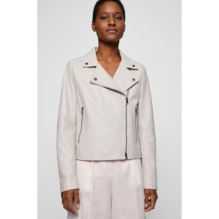 BOSS women C_saleli1 Leather Jacket
