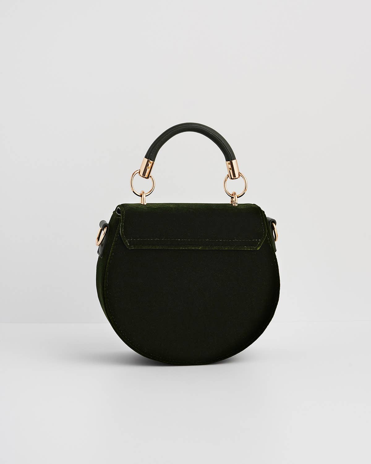 Velvet Sunflower Mini Top Handle Bag