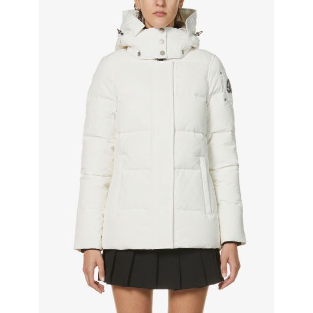 Mistaya padded cotton-blend down jacket