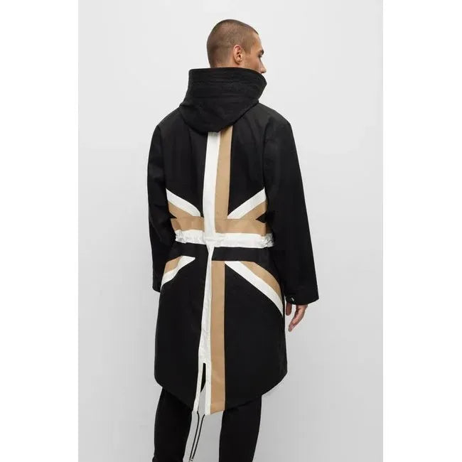 BOSS Fishtail Parka Jacket With Union Jack