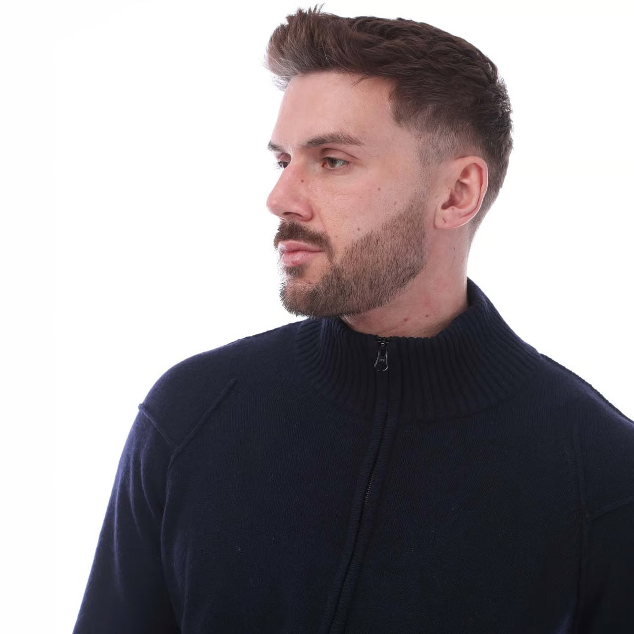C.P. Company Lambswool GRS Zipped Cardigan