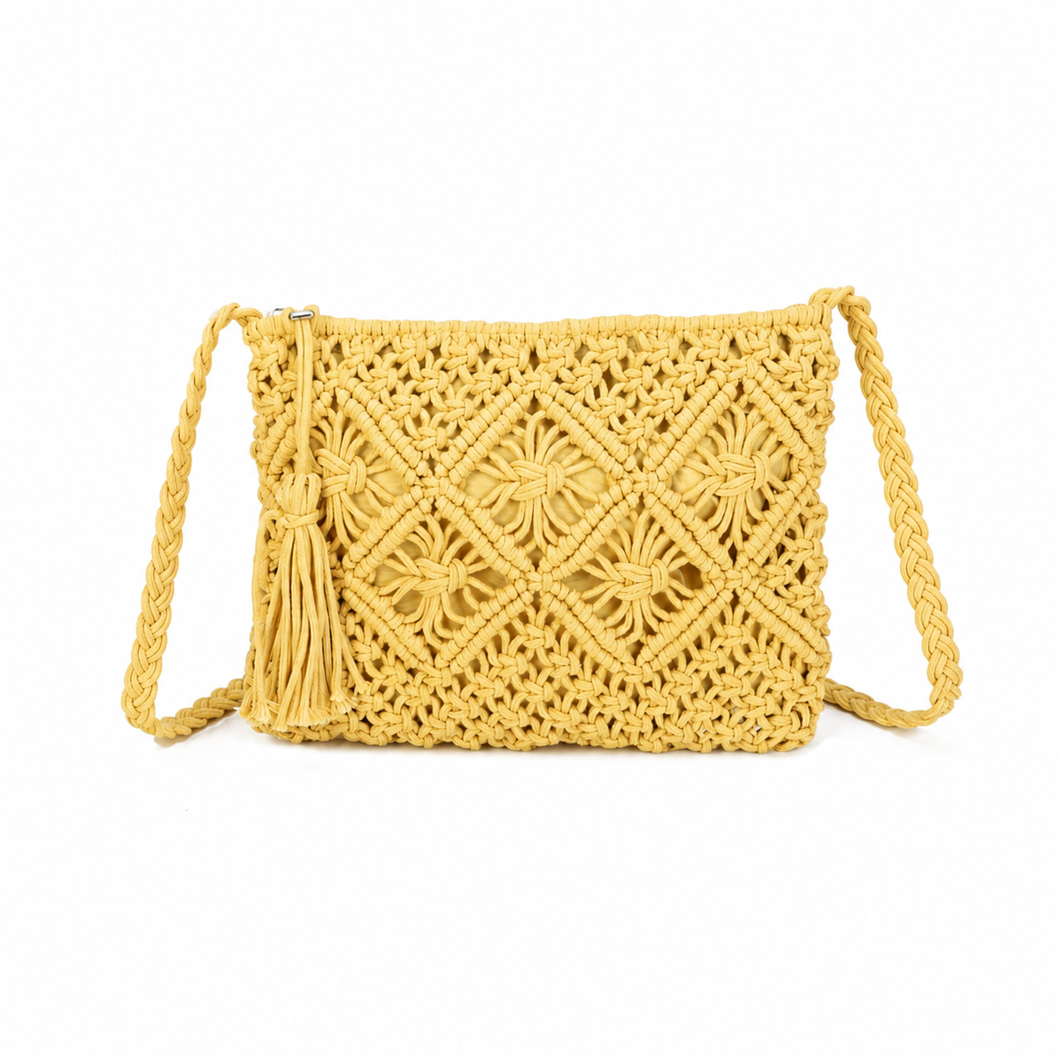 Crochet Knit Crossbody Bag
