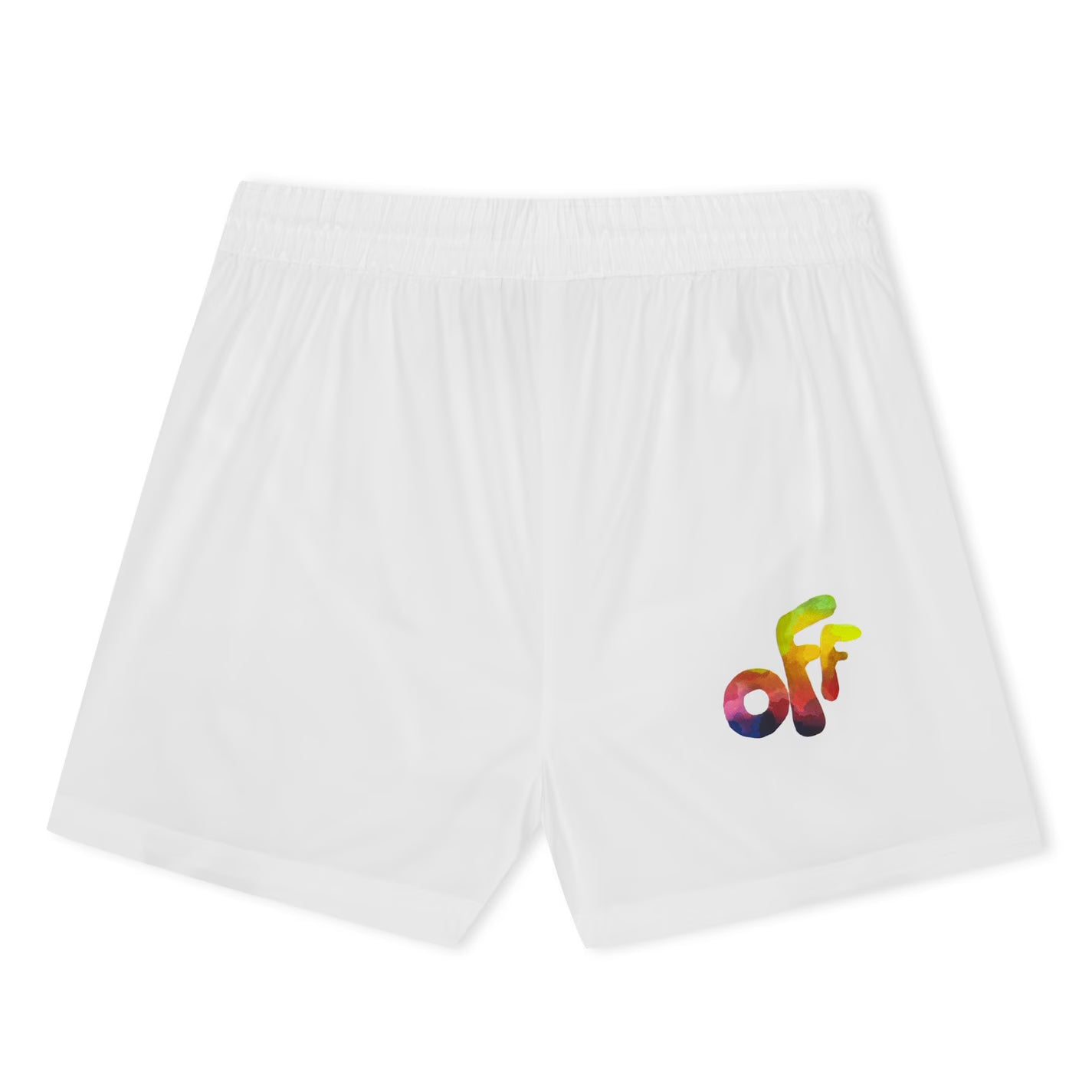 OFF WHITE Kids Watercolour Boxers with Elasticated Waistband, Beach Shorts