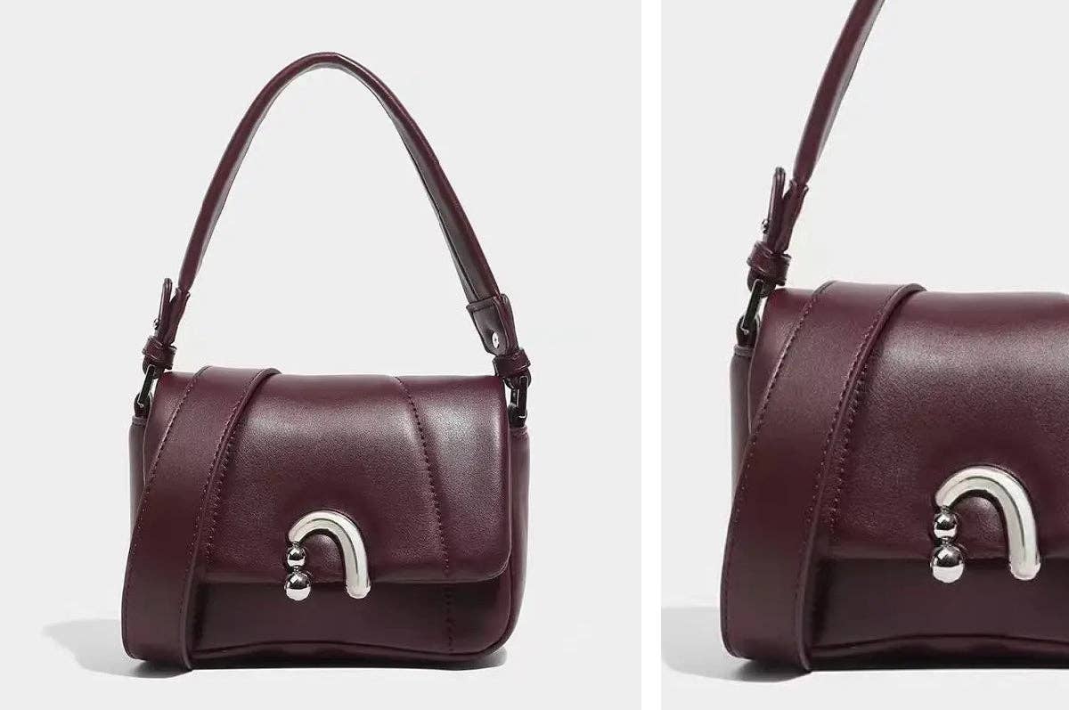 Plum Mini Shoulder Bag