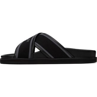 Off-White Black Cloud Criss Cross Slides
