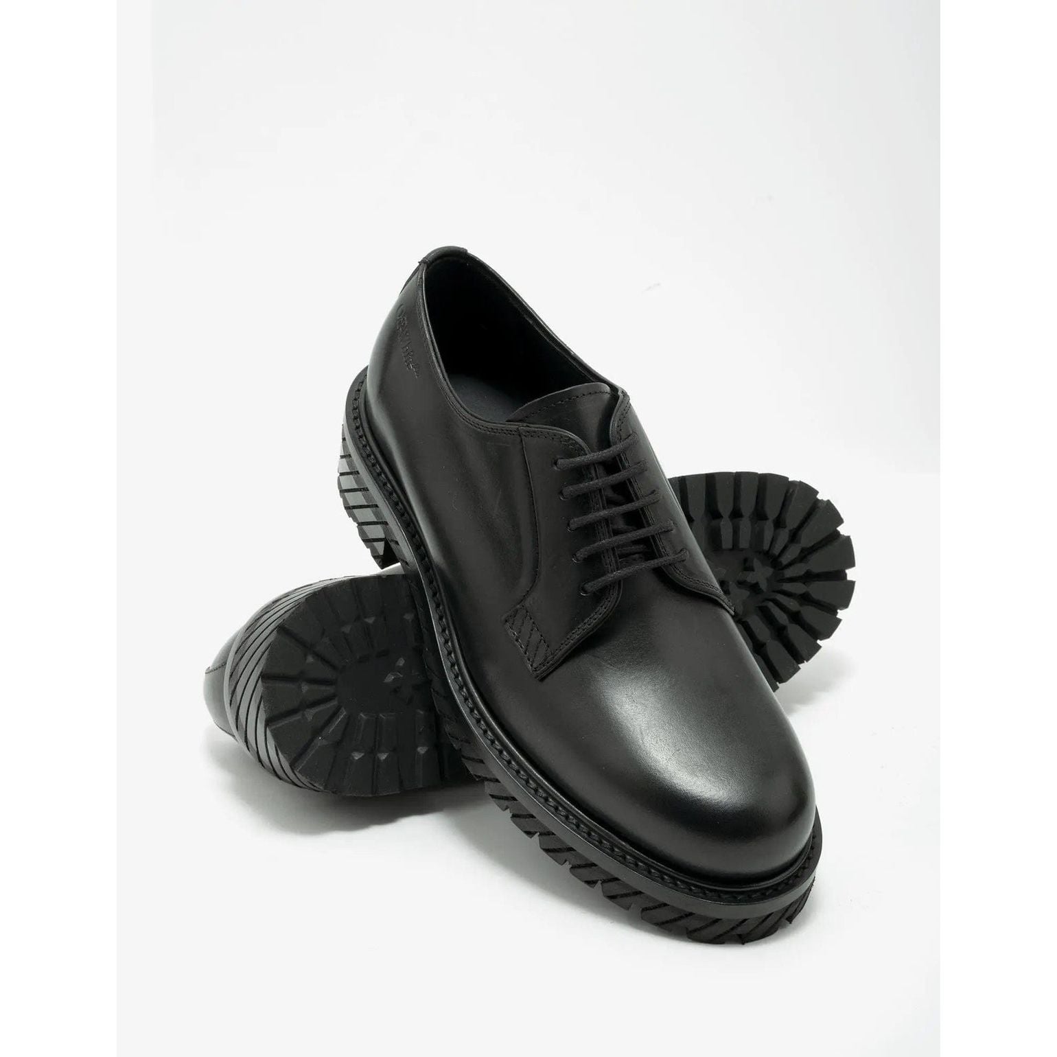 Off-White Black Military Derby Shoes