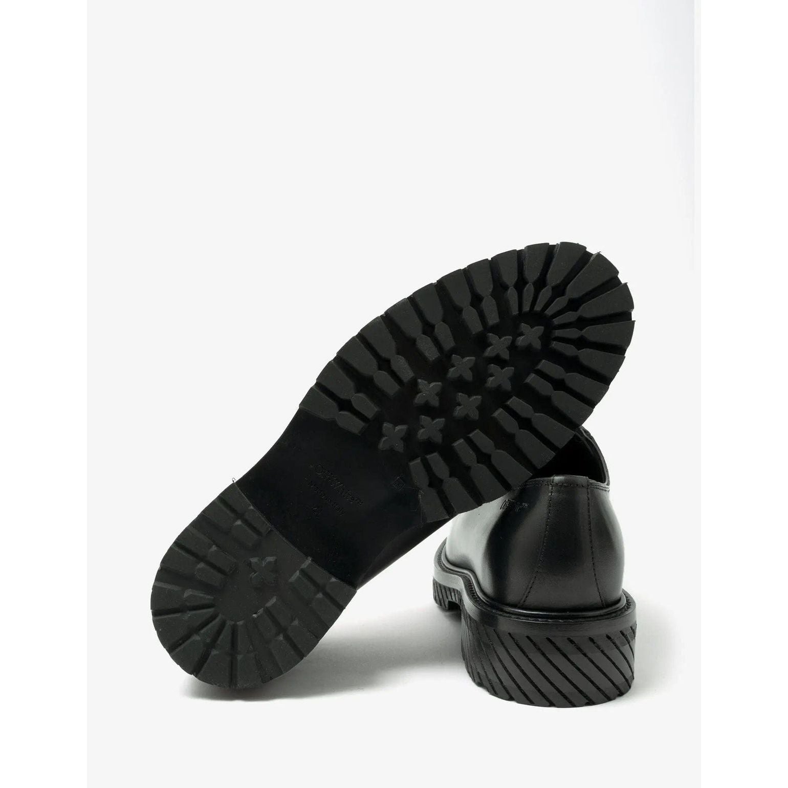 Off-White Black Military Derby Shoes