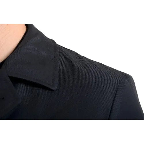 Hugo Boss Men's "T-Leeroy2" Blue Wool Insulated Button Down Coat US S IT 48