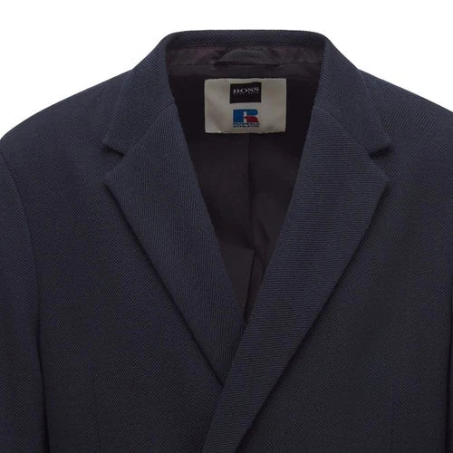 Men's Boss x Russell Athletic Cajan_RA Blazer Jacket in Blue