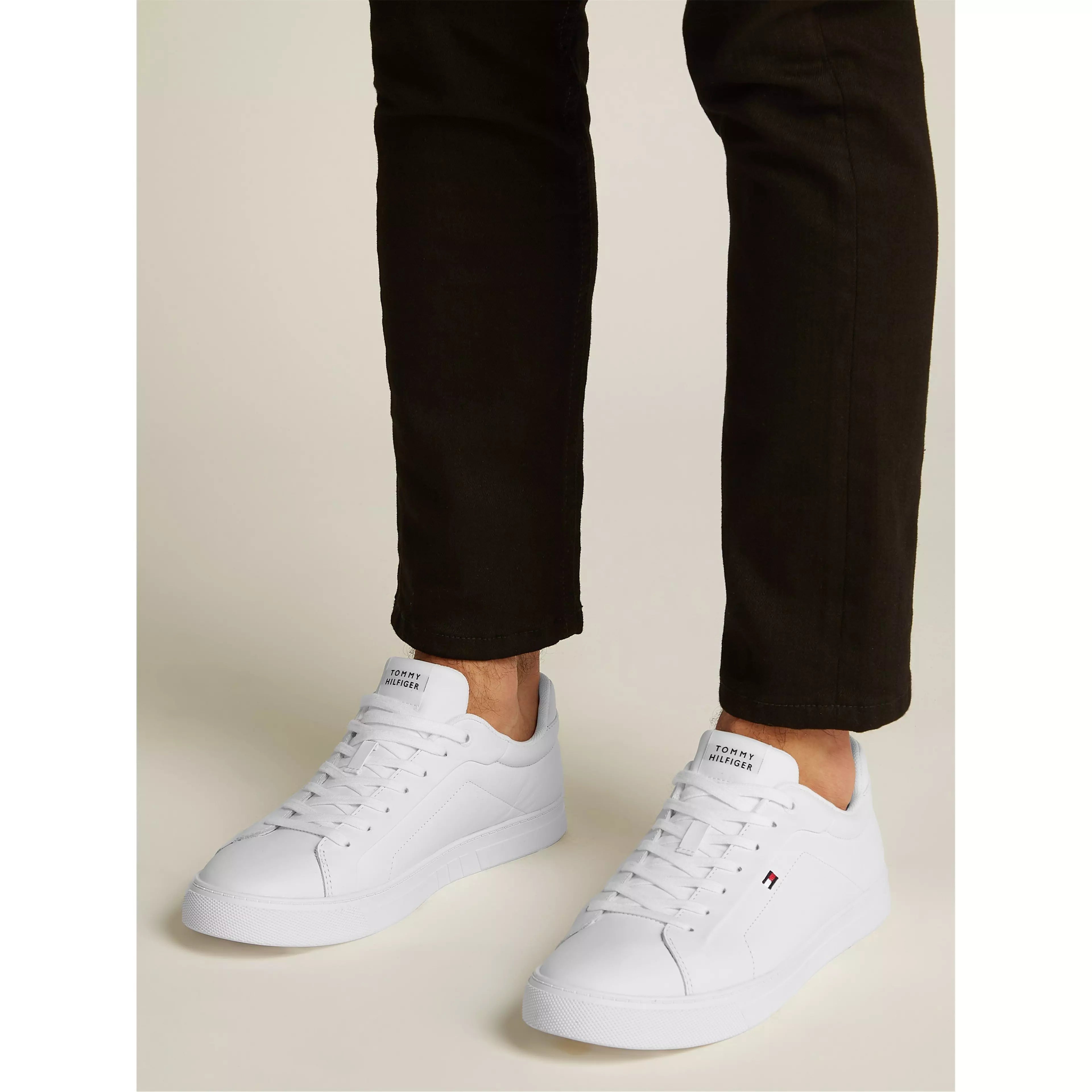 Icon Court Lth Flag Ace White
