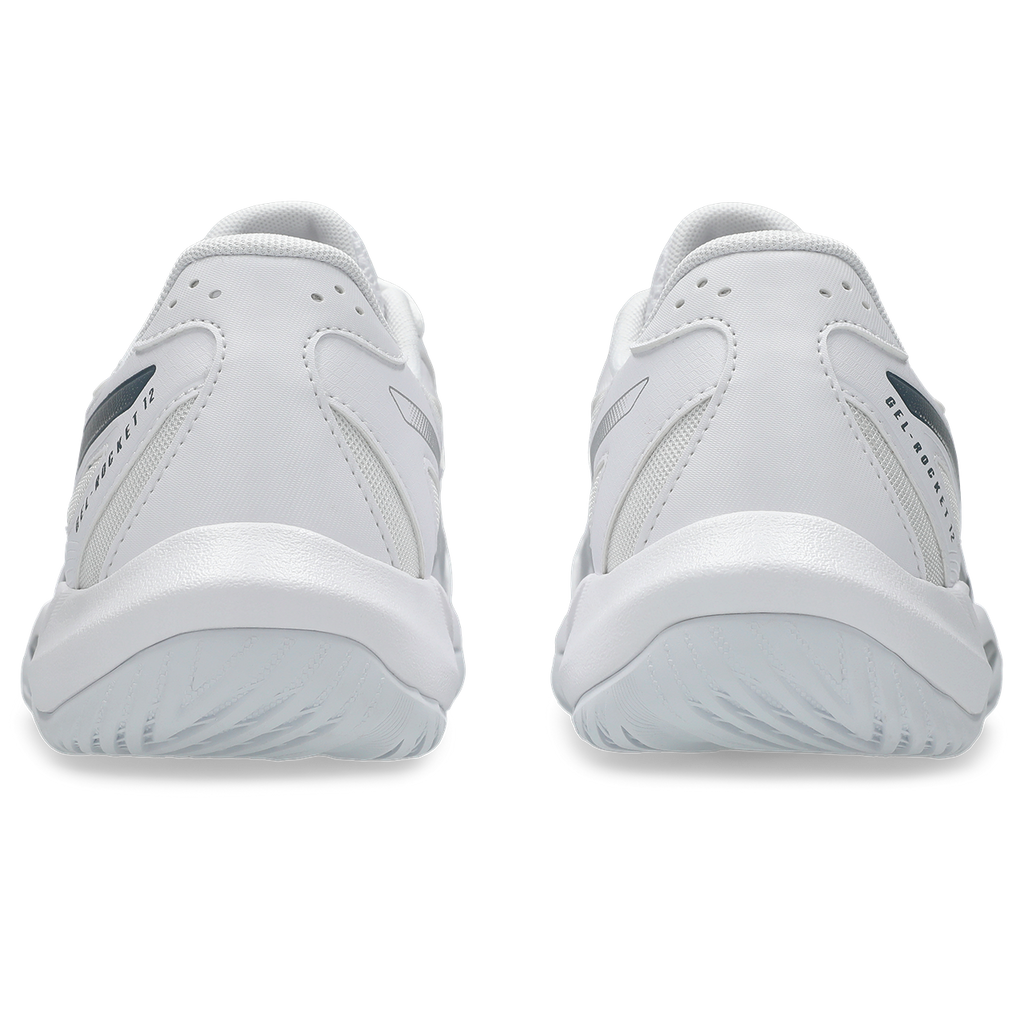 Asics Women's Gel Rocket 12 Indoor Court Shoes AW25 White Pure Silver