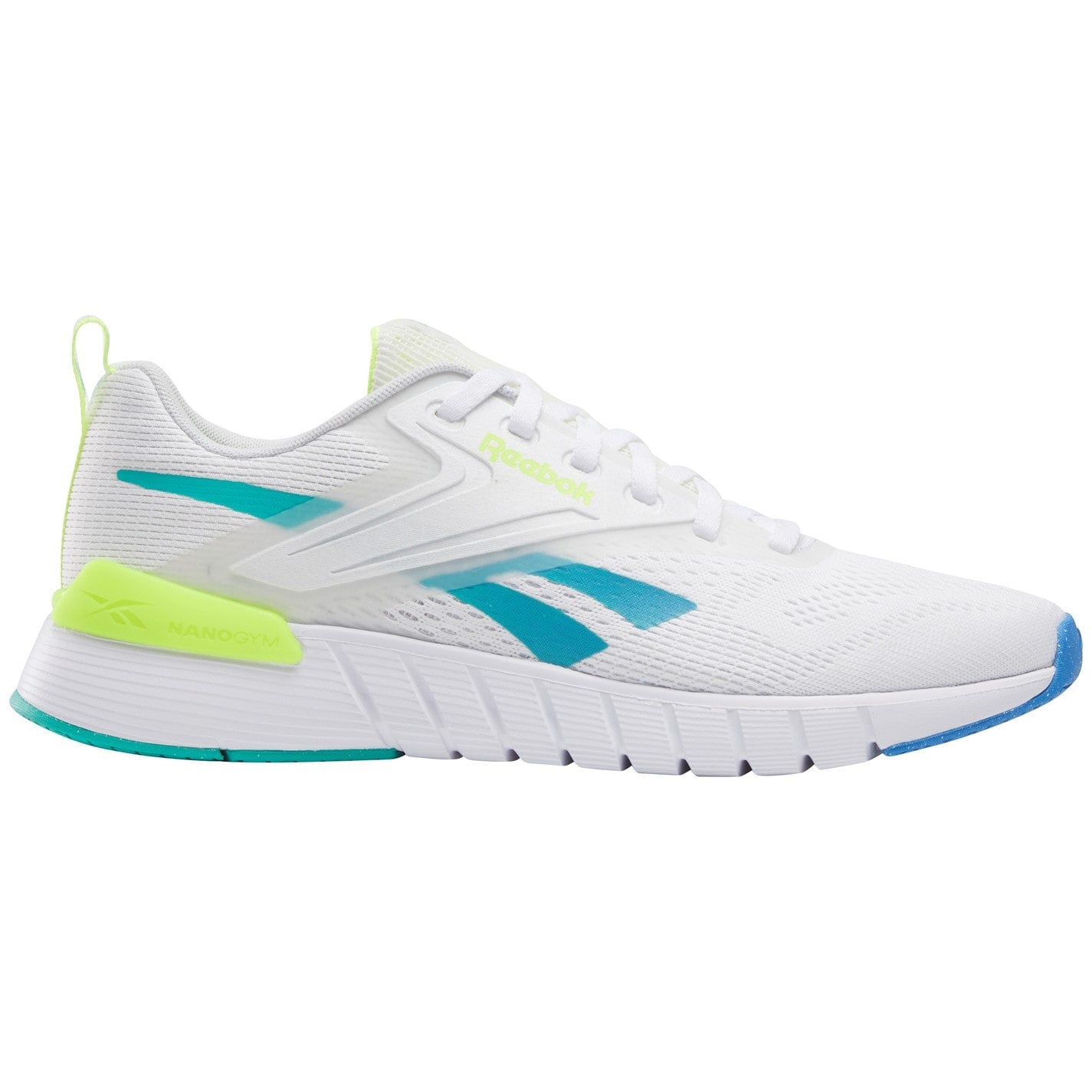 Reebok Nano Gym Trainers - White/Green/Blue