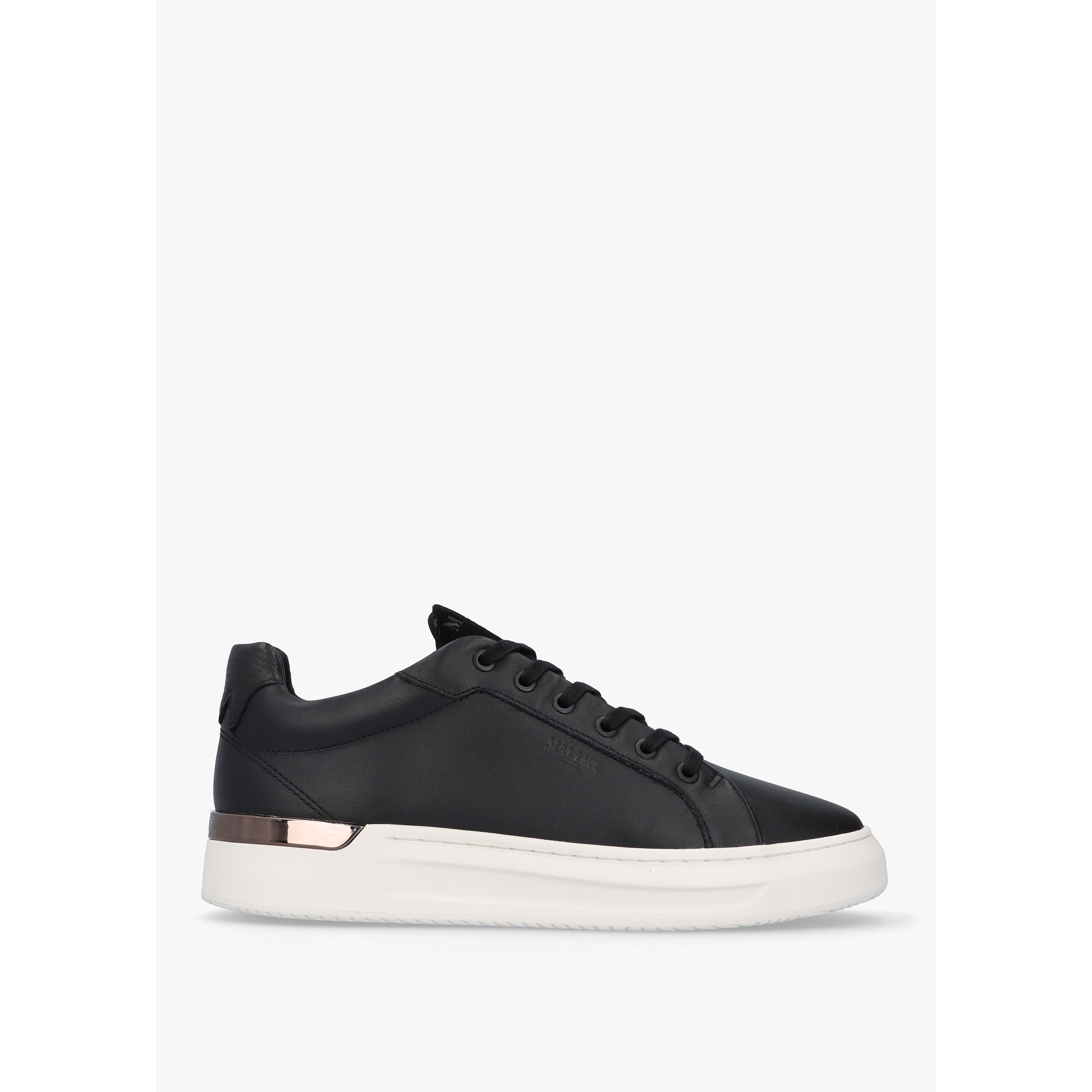 GRFTR Black Leather Trainers