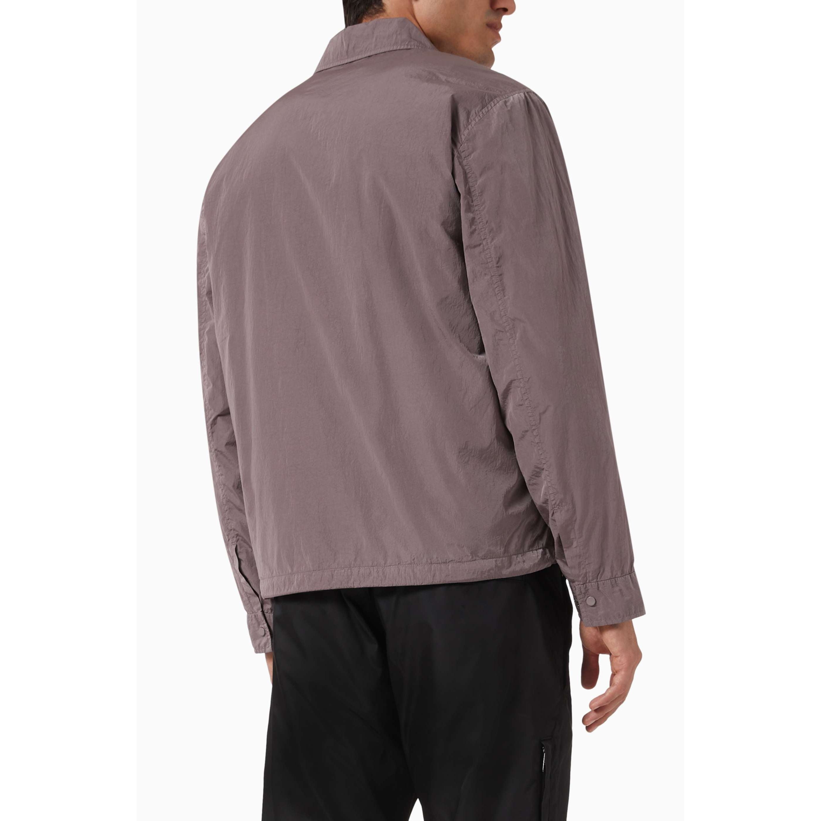 Lens Overshirt in Chrome-R