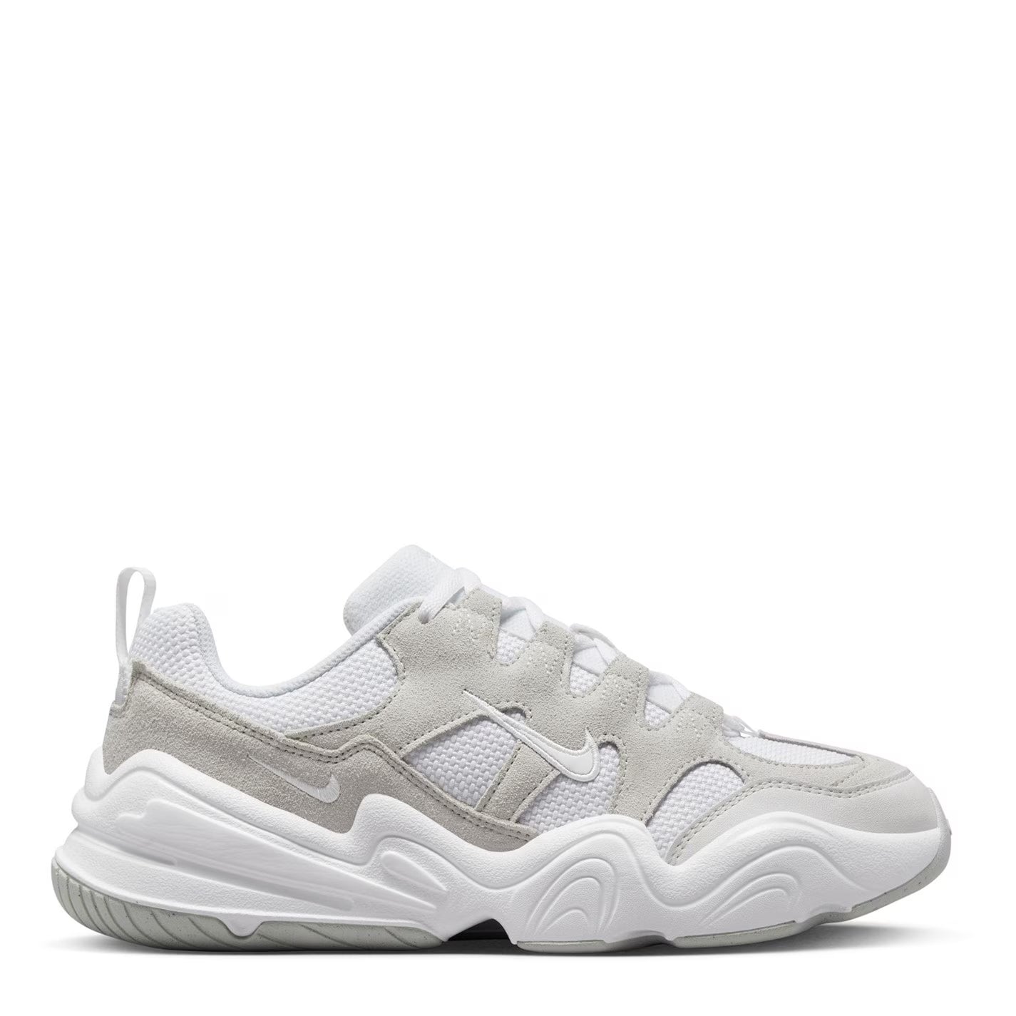 Nike Light Grey Tech Hera Trainers