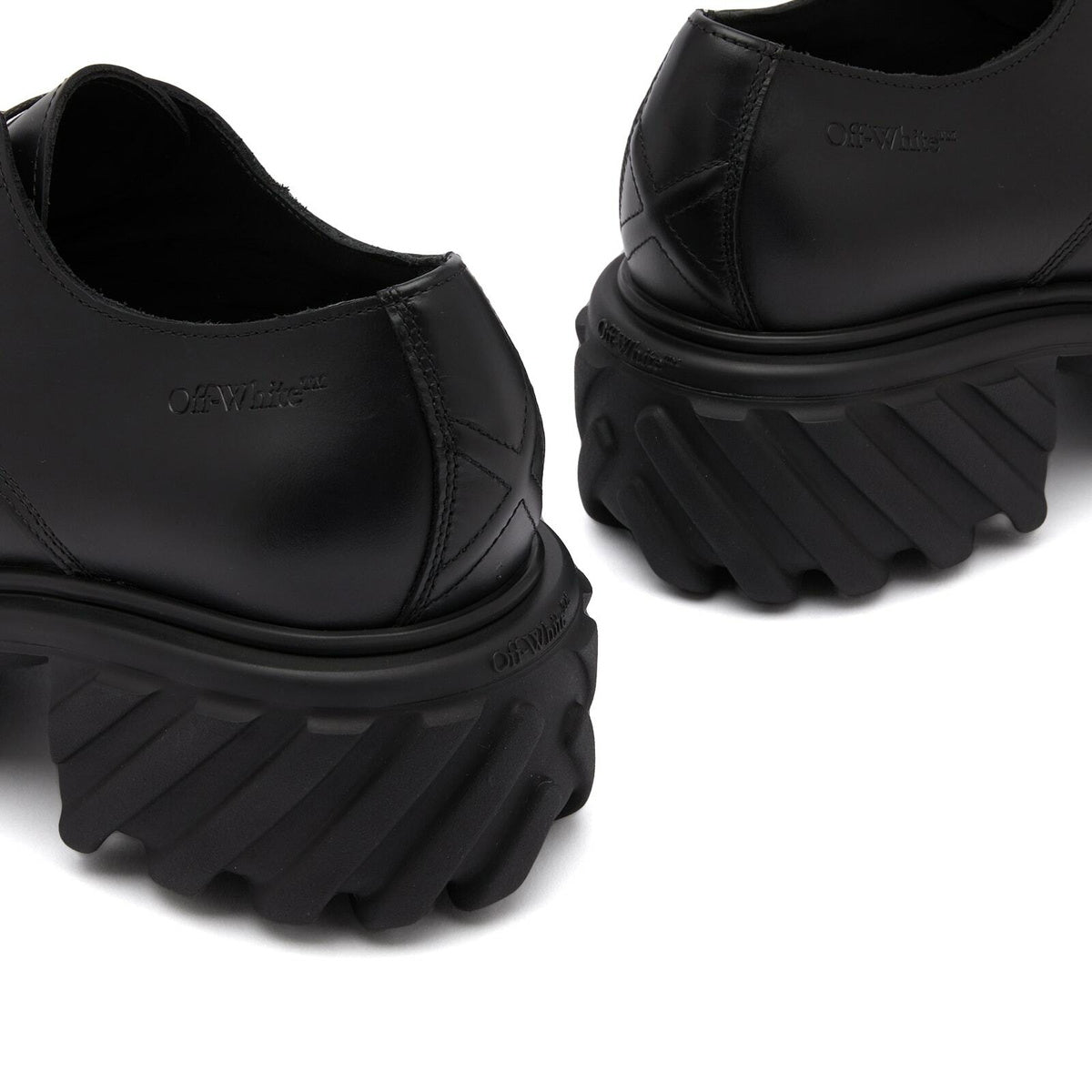 Off-White Men's Exploration Derby in Black