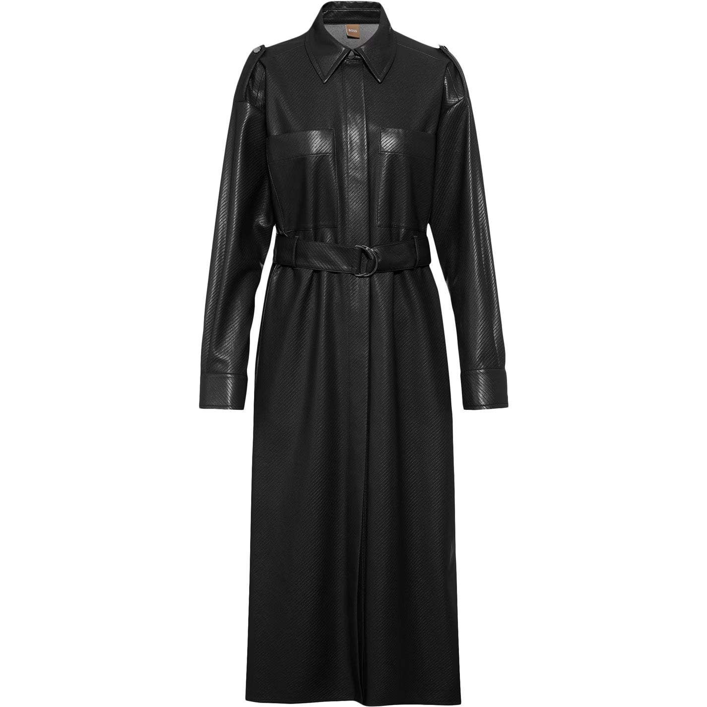 Women's Delaxa Dress, Synthetic-Coated Faux Leather