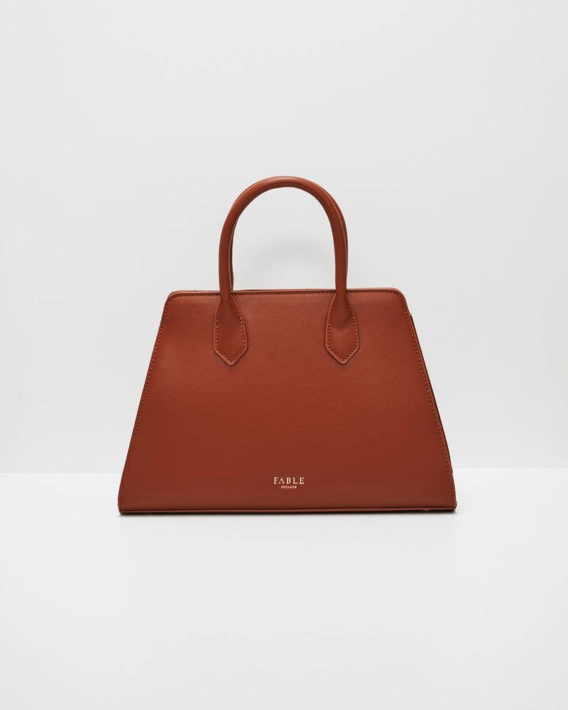 Harvest Tan Tote with Silk Scarf