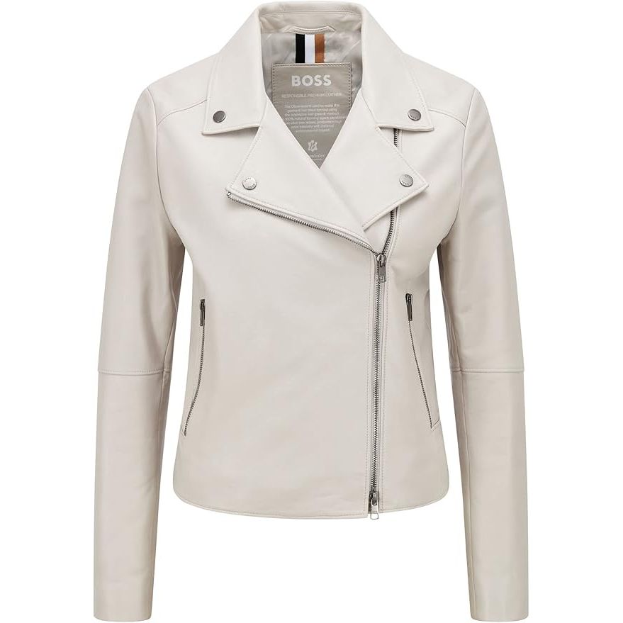 BOSS women C_saleli1 Leather Jacket
