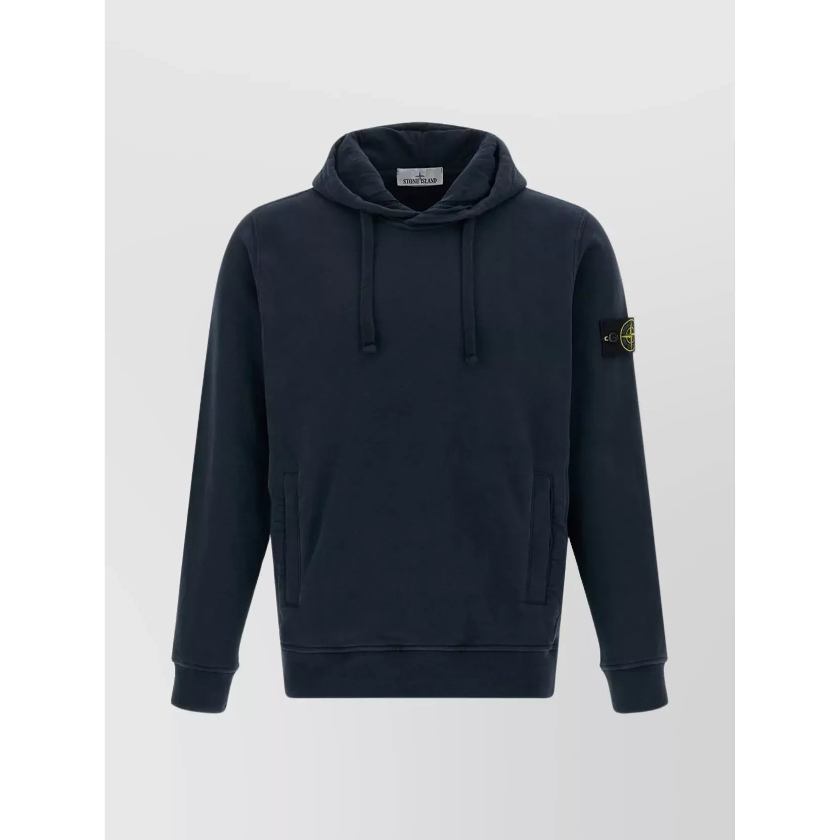Stone Island Cotton Lined Drawstring Hoodie