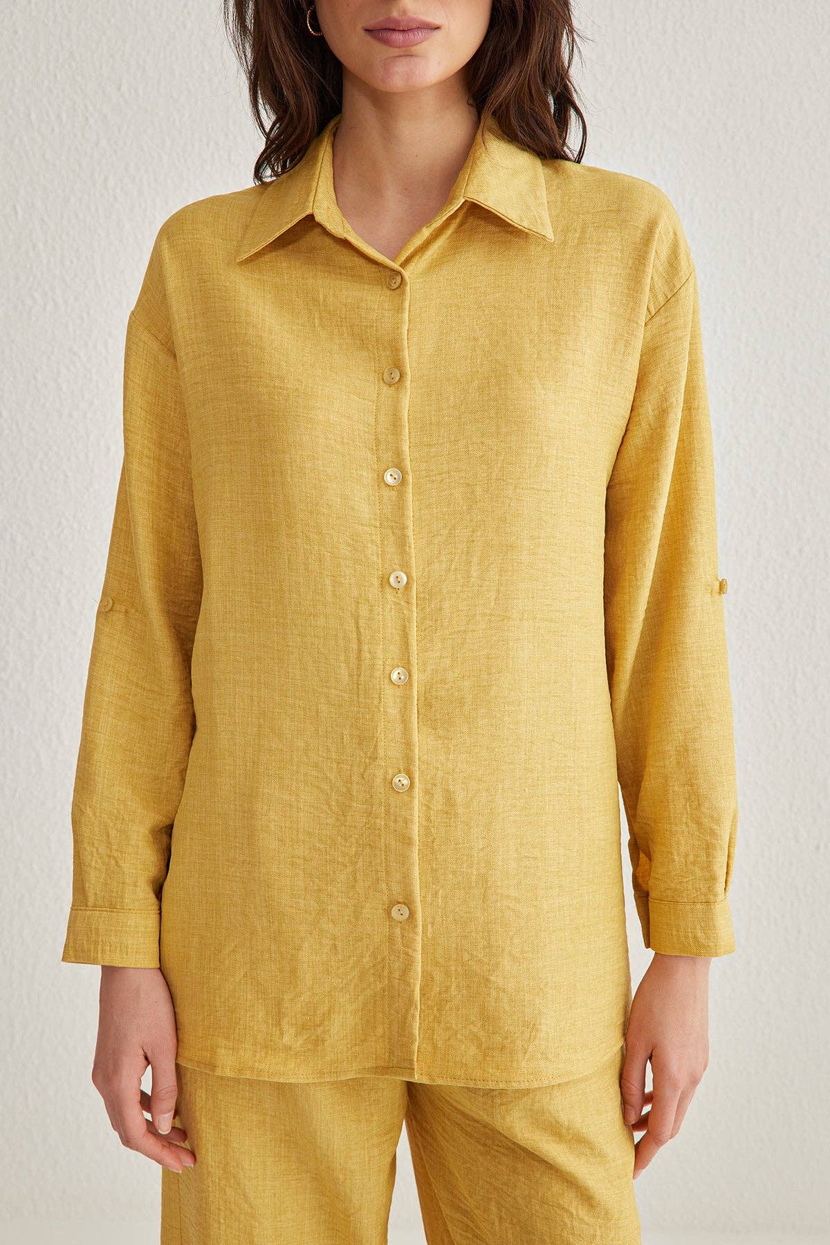 Collared Shirt & Wide Leg Trouser Co-Ord