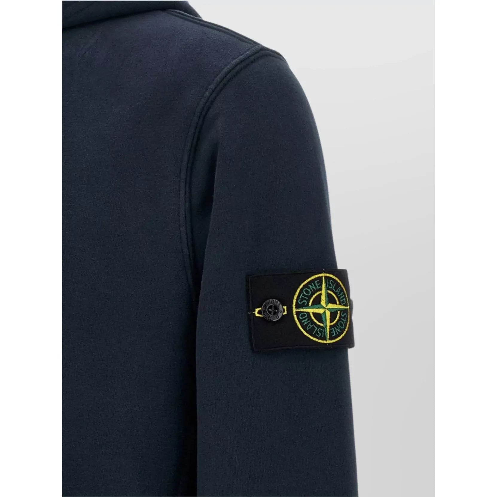 Stone Island Cotton Lined Drawstring Hoodie
