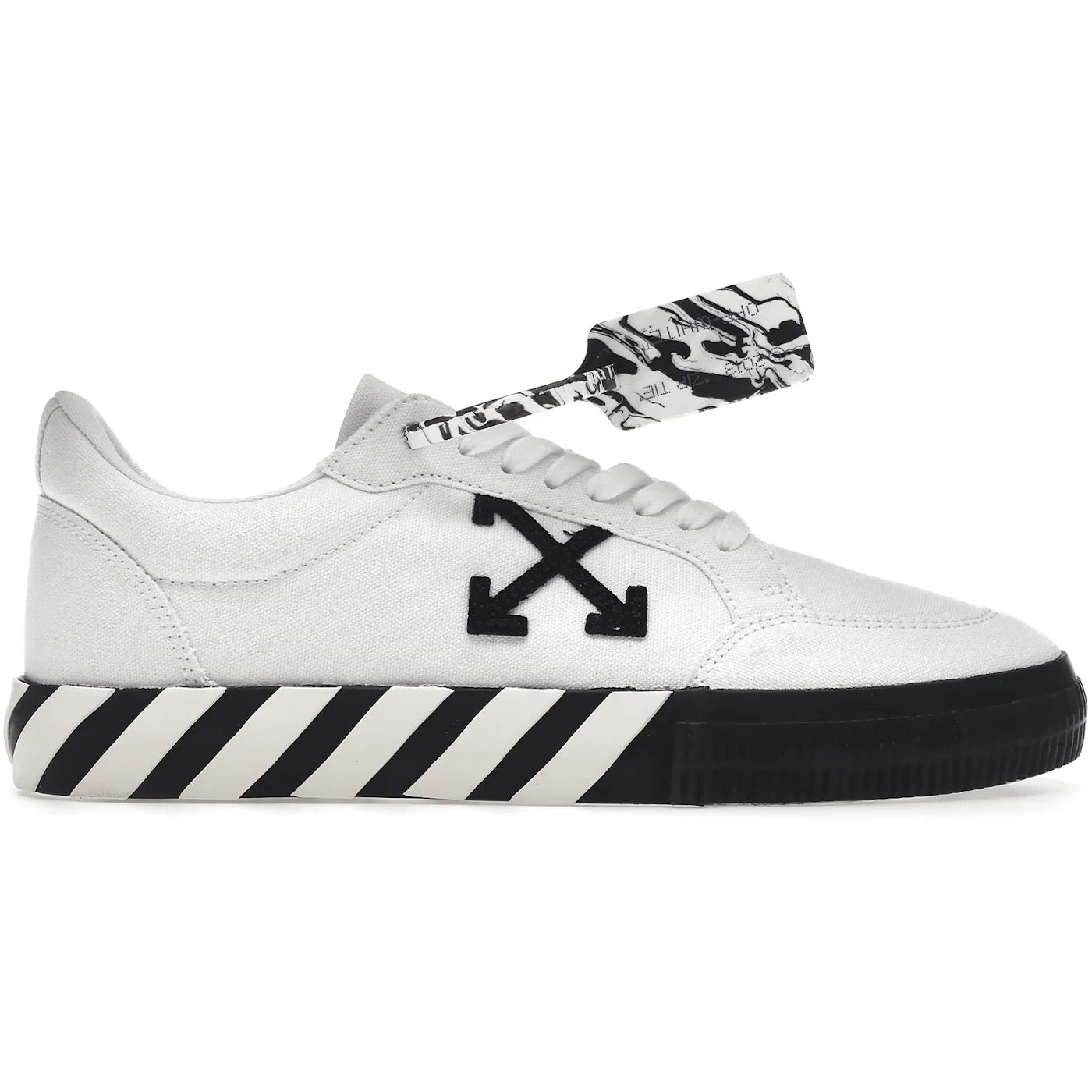 OFF-WHITE Vulcanized Low Canvas White Black
