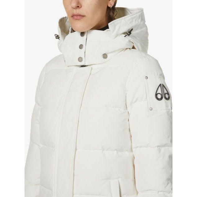 Mistaya padded cotton-blend down jacket