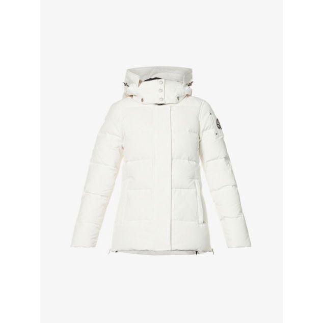 Mistaya padded cotton-blend down jacket