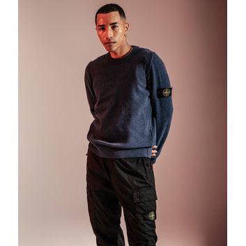 STONE ISLAND Lambswool Crew Neck Jumper