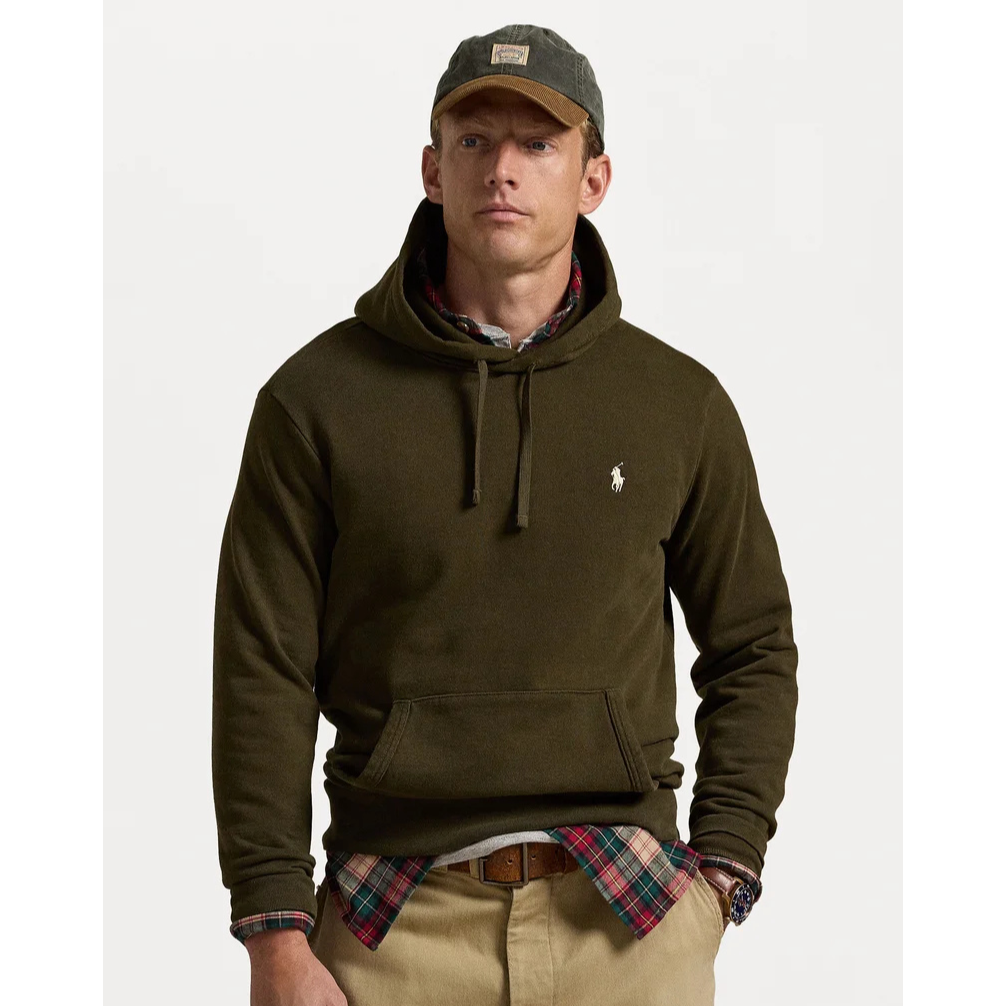 Ralph Lauren - Fleece hoodie - DARK LODEN - Medium