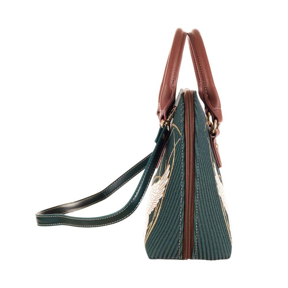 Art Nouveau Swan Tapestry Bag