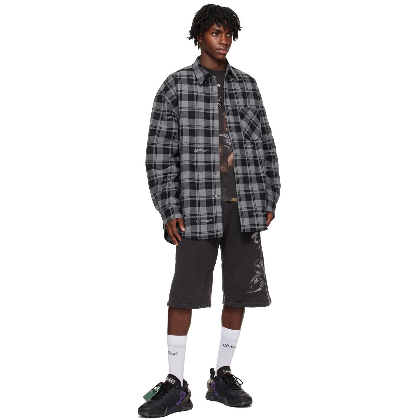 Off-White Black Odsy 2000 Sneakers