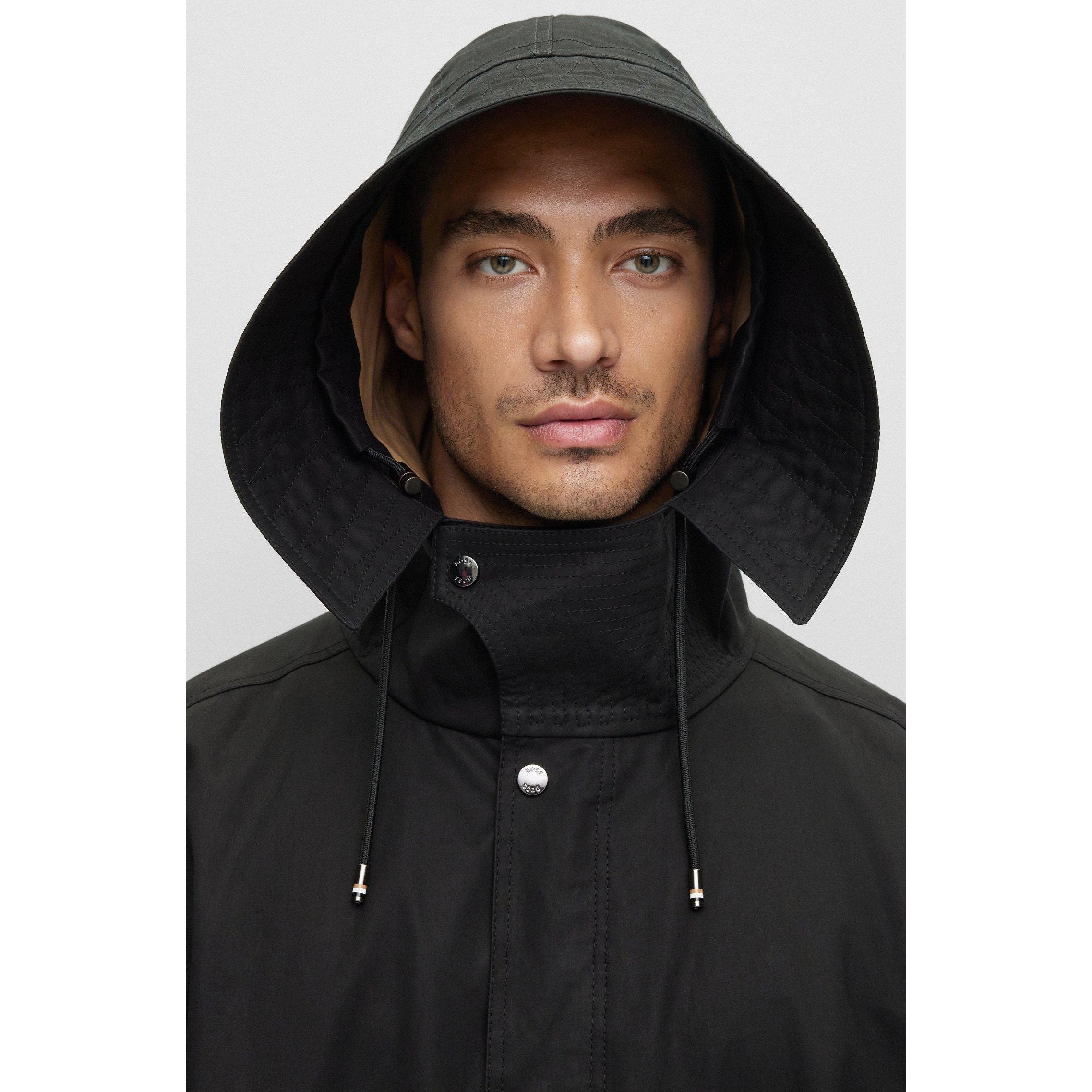 BOSS Fishtail Parka Jacket With Union Jack