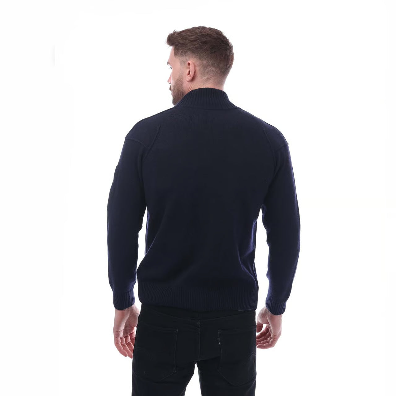 C.P. Company Lambswool GRS Zipped Cardigan