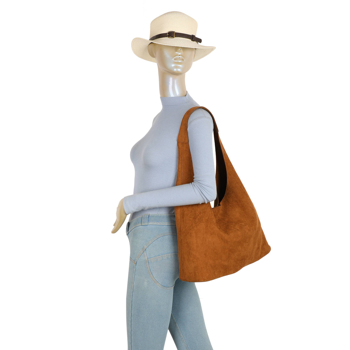 Soft Suede Tote & Pouch Set