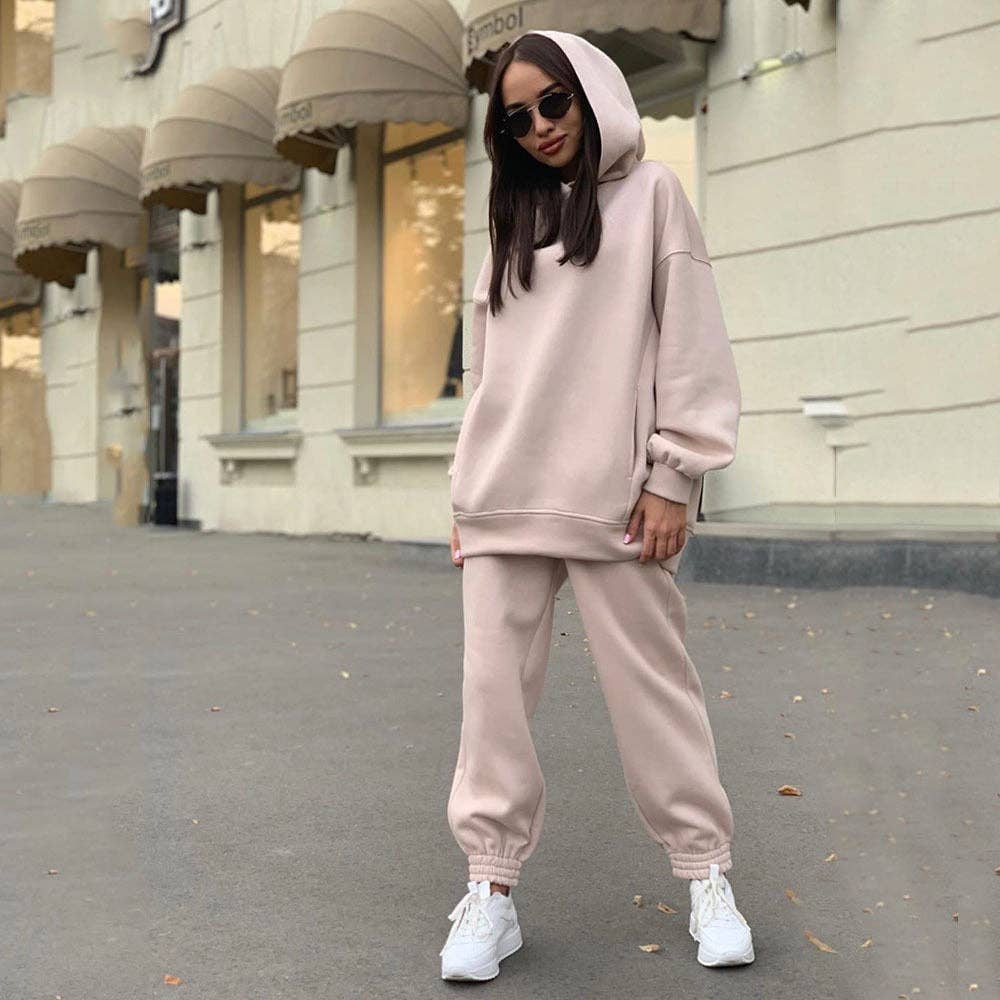 Cosy Fleece Hoodie & Jogger Set