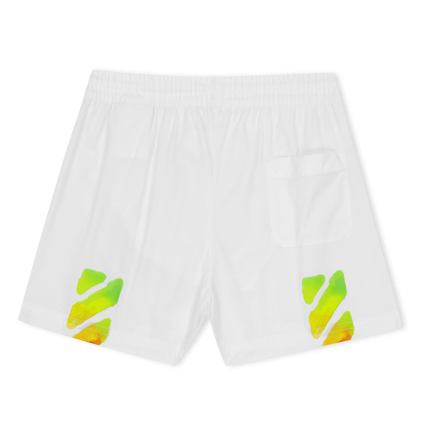 OFF WHITE Kids Watercolour Boxers with Elasticated Waistband, Beach Shorts